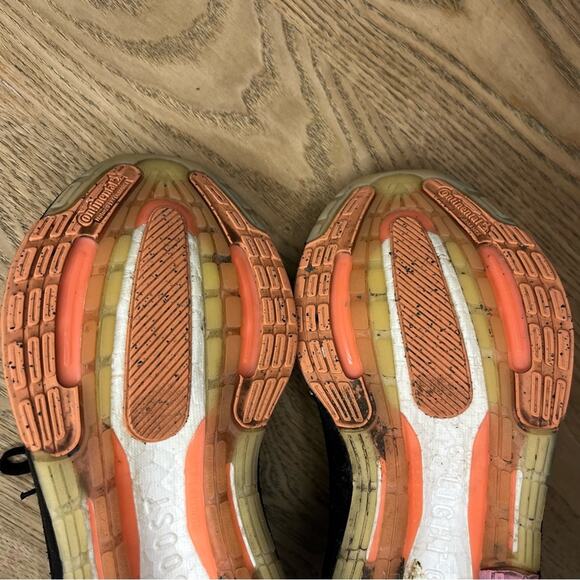 adidas Women’s UltraBoost Light ‘Black Beam Pink’ Running Shoe Athletic Size 7.5 - Picture 10 of 13